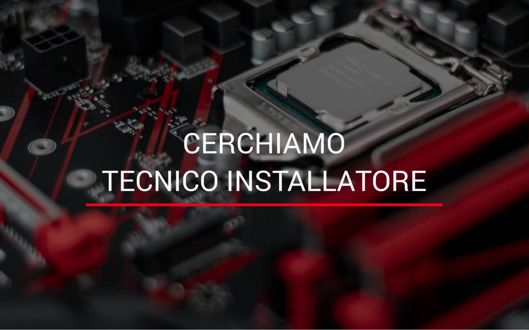 SDG è alla Ricerca di un Tecnico Installatore da inserire nel proprio team